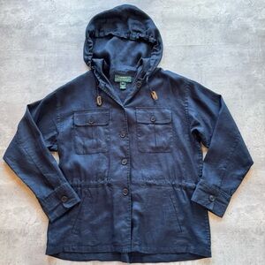 Lauren Ralph Lauren Linen Jacket Navy Large